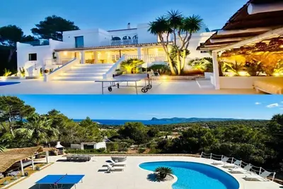 Image de Villa 5*. Superbe vue mer. Piscine chauffée. Plage 15 minutes à pied.