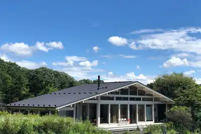 Image de Newly built Finnish log house with twinkling starsPolar House Nishi Karuizawa / Kitasaku-gun Nagano