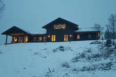 Image de Luxury cabin /6 - 16 pers/Jacuzzi/1h from Oslo/30min from Osl✈