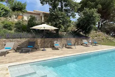 Image de Villa Rose  au Coeur de la Colline de Ramatuelle, Grande Piscine sécurisée,