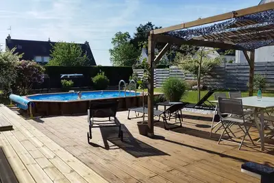 Image de House with heated pool