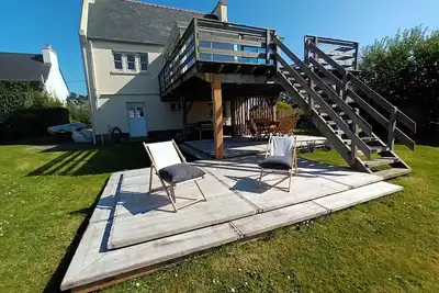 Image de Maison lumineuse, vue mer et campagne à Plougasnou