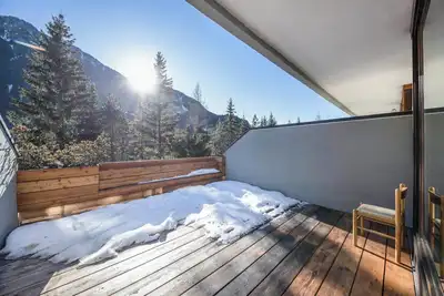 Image de Appartement \"Mazzin\" avec vue sur les montagnes, terrasse et Wi-Fi