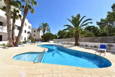 Image de Costamar 13: Grand appartement avec piscine près de la mer d'Es Pujols