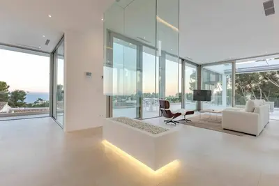 Maison de vacances privée avec climatisation, piscine privée, Wifi, Tv, patio, vue panoramique