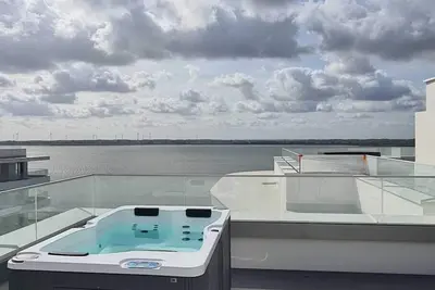 Image de Sky & Sea Rogowo Pearl apartment with roof terrace and jacuzzi