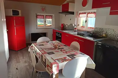 Image de Le chalet du bonheur au coeur des Vosges avec très belle vue sur les montagnes