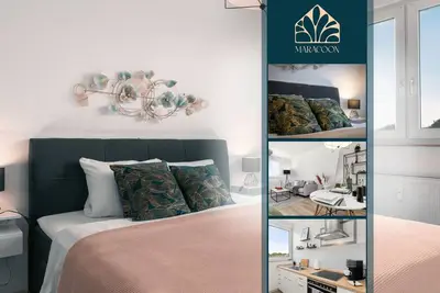 Image de Eden 1 - *Design-Apartment nah Messe/Rhein, Küche