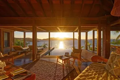 Image de Sunset Rays Villa with Balinese Style in Pointe Milou