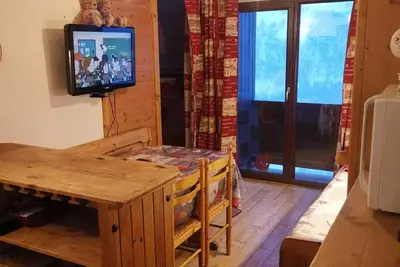 Image de Studio cabine 4 pers, au calme et aux pieds des pistes