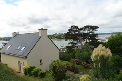 Image de Maison de vacances bretonne avec vue fantastique sur la mer