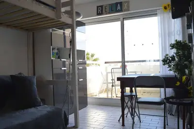 Image de Studio cabine 4 pers, proche port, terrasse, lave-linge