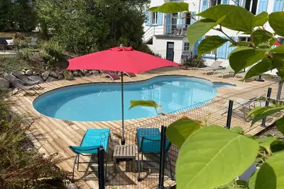 Image de Appartement charmant Gerardmer centre, jardin, piscine chauffée ouverte dès 28/4