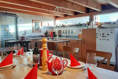 Image de Belle maison de vacances privée pour 6 personnes avec Tv, animaux admis, vue panoramique et parking