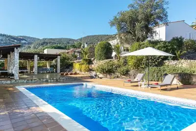 Maison de vacances privée avec Wifi, climatisation, piscine privée, Tv, patio, vue panoramique
