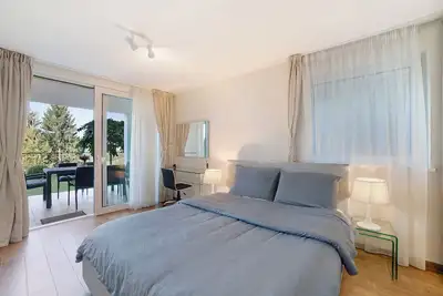 Image de Appartement \"Panoramaresidence\" avec vue sur la montagne, jardin et barbecue