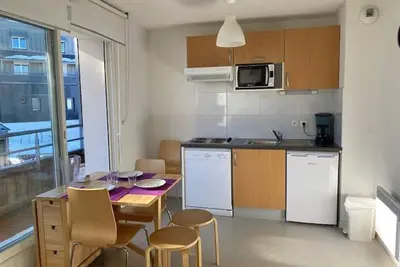 Image de Studio confortable pour 4 pers à Arette, kitchenette, parking, casier à skis