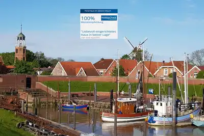 Image de Maison de vacances \"Am Sielblick à Ditzum\" avec jardin et Wi-Fi ; animaux acceptés