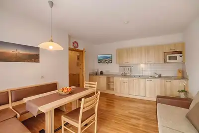 Image de Appartement \"Löfflerblick A Möseler\" avec vue sur montagne, Wi-Fi et remous