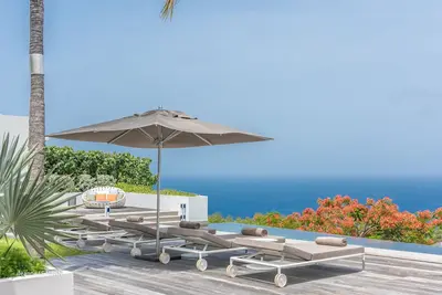 Villa Palm Springs | Ocean View - Located in  Tropical Gouverneur with Private Pool