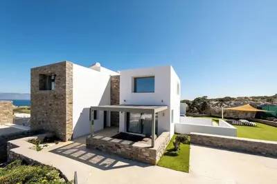 Image de Villa Half Moon on Paros - close to the golden beach of Santa Maria!