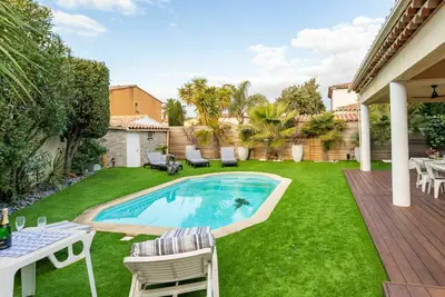 Image de Merveilleuse maison de vacances privée avec Wifi, climatisation, piscine privée, Tv et terrasse