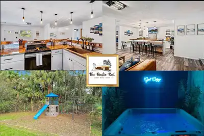 Image de Cozy, Gated, Hot Tub & Sauna, Playroom, Bar, Fenced-in Yard.