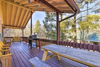 Patio, Grill + Mogollon Rim Views: Payson Cabin