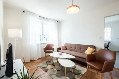 Oma's apartment close to the center of Bad Waltersdorf, 500m from the H2o children's thermal baths