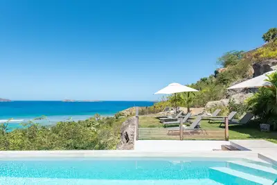 Villa Star | Beach View - Located in  Tropical Lorient Beach with Private Pool