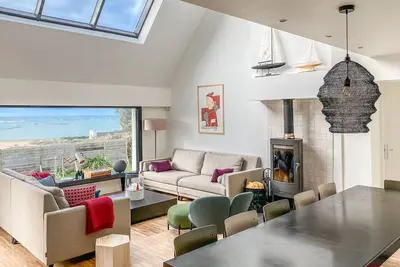 Image de Superbe villa à Trébeurden pour 11 personnes avec vue sur mer, jardin et Wifi