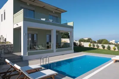 Modern Villa with Private Pool in Chania