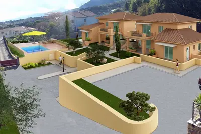 Image de Appartement T3 en, piscine, Rez de jardin, vue mer, Corse, (2 Glits)