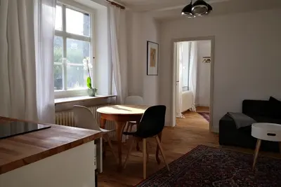 Image de Location-Confort-Salle de bain privée séparée-Vue sur Jardin-Alte Schmiede