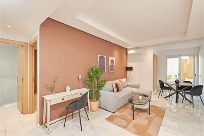 Image de Calm, Ethnic 1br Apartment - Rabat Agdal + Parking