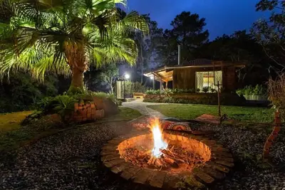 Cabin in the middle of the Atlantic Forest