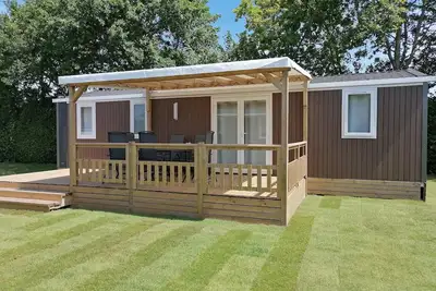 Chalet Aqua aux Pays-Bas avec Véranda