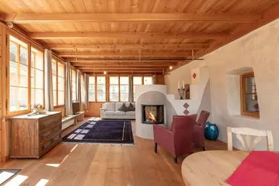 Image de Appartement 'Hof Neuhaus Rosengarten' avec vue sur les montagnes, jardin et Wi-Fi