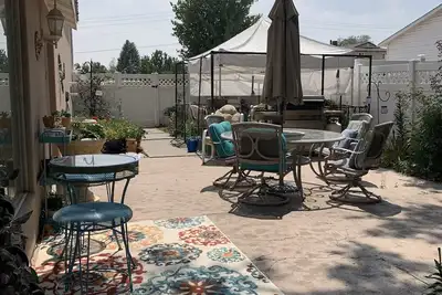 Cozy Victorian home with inviting front porch and fenced back yard pet friendly.