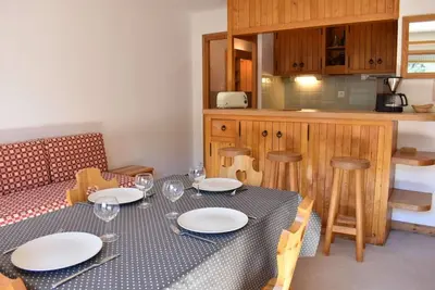 Image de À 100m des pistes de ski, 2ème étage, balcon, télévision, 29m², Méribel