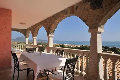 Image de Castededdu 2 panoramic seafront view 200 meters from the beach