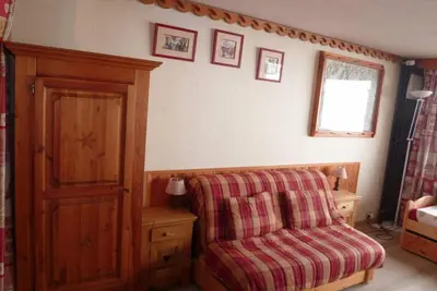 Image de À 150m des pistes de ski, 7ème étage, vue lac, balcon, télévision, casier à ski, 30m², Tignes