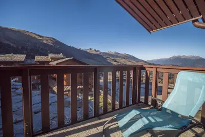 Image de Pied des pistes de ski, 3ème étage, vue bâtiment, balcon, télévision, casier à ski, 35m², Valmorel