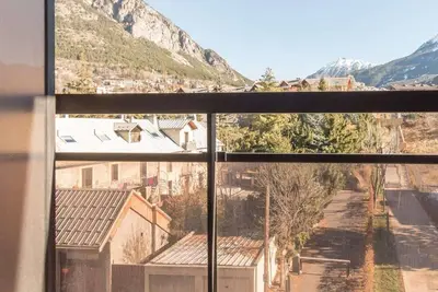 Image de À 150m des pistes de ski, 3ème étage, balcon, parking, télévision, casier à ski, 31m²