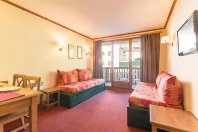 Image de 100m des commerces, 1er étage, balcon, 32m², Serre Chevalier