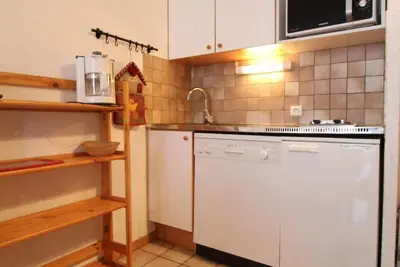 Image de À 10m des pistes de ski, 1er étage, télévision, casier à ski, 22m², Val Cenis