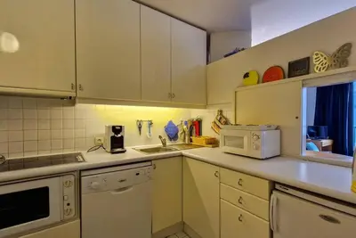 Image de À 100m des pistes de ski, 3ème étage, balcon, télévision, casier à ski, 48m², Flaine