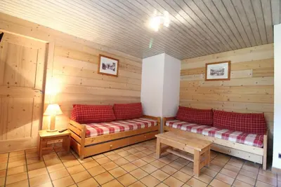 Image de Rez-de-chaussée, terrasse, télévision, casier à ski, 45m², Val Cenis