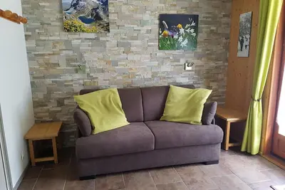 Image de À 200m des pistes de ski, 2ème étage, parking, télévision, casier à ski, 24m², Valloire