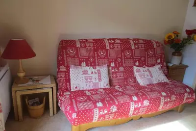 Image de 230m du centre station, 1er étage, balcon, parking, télévision, casier à ski, 21m², Valloire